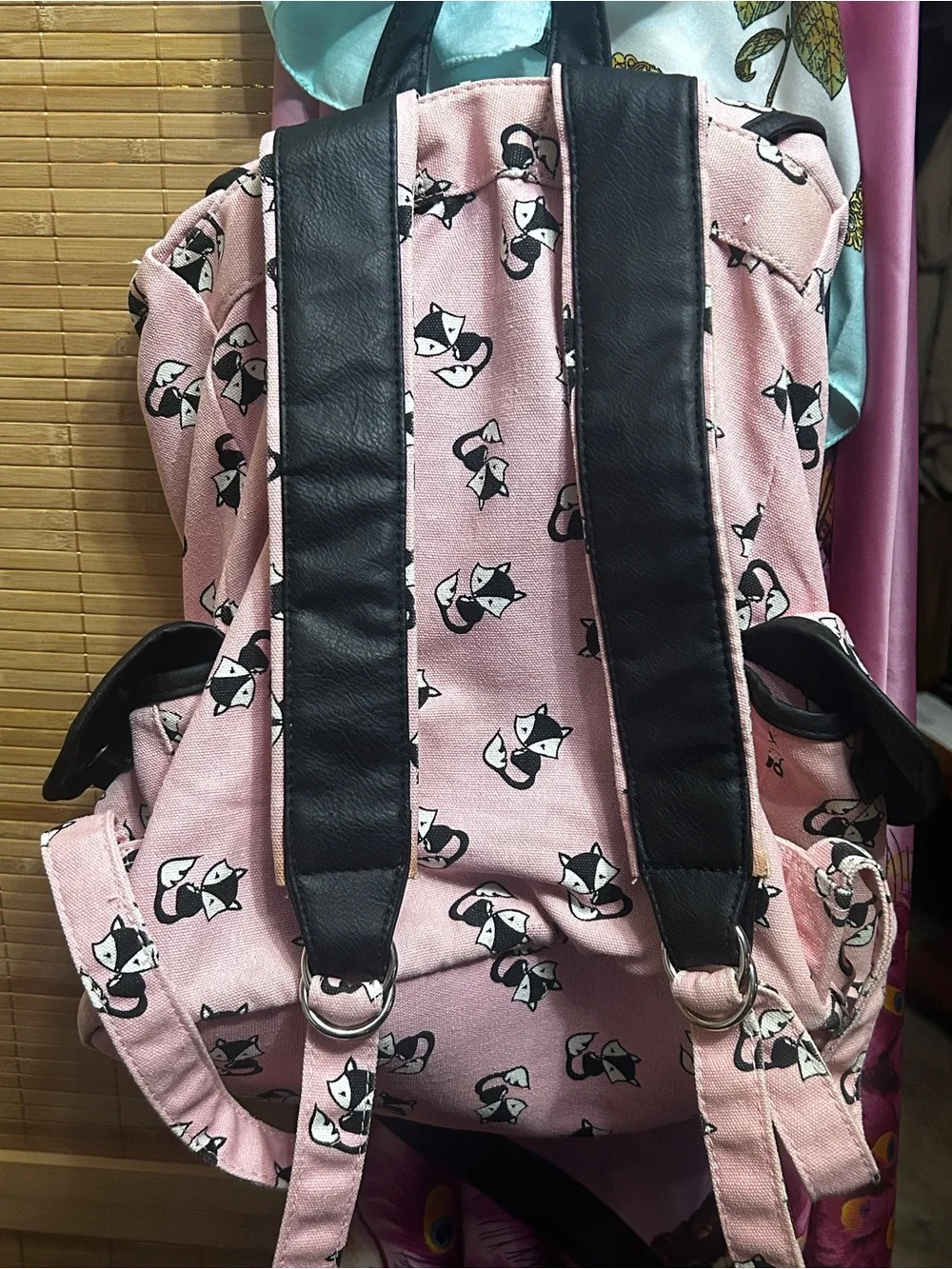 Candies fox backpack pink